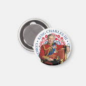 King Charles III Coronation Magnet (Vorderseite/Rückseite)