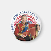 King Charles III Coronation Magnet (Vorne)