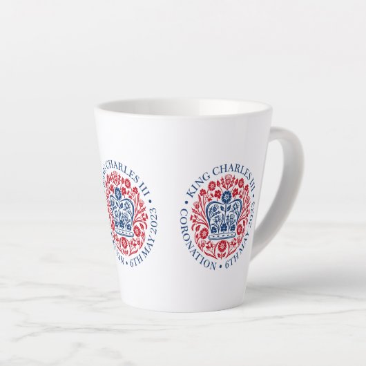 King Charles III Coronation Milchtasse (Rechte Ecke)