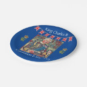King Charles III Coronation Pappteller (Schrägansicht)