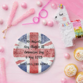 King Charles III Coronation Pappteller (Party)