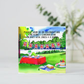 King Charles III Coronation Picknick-Einladung Einladung (Stehend Vorderseite)