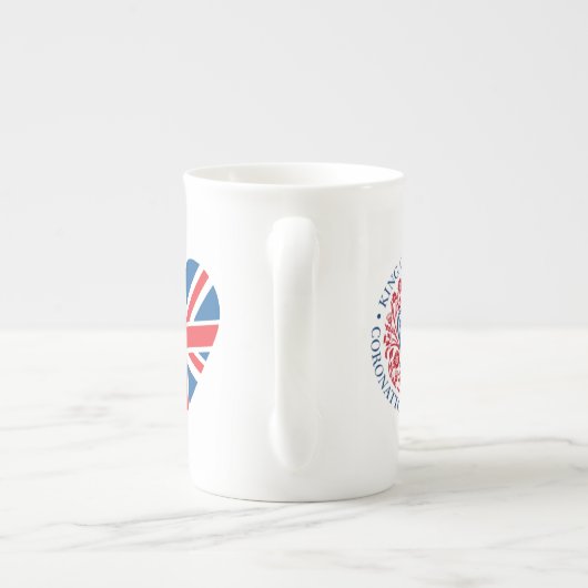 King Charles III Coronation Porzellantasse (Rückseite)