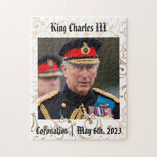 King Charles III Coronation Puzzle (Vertikal)