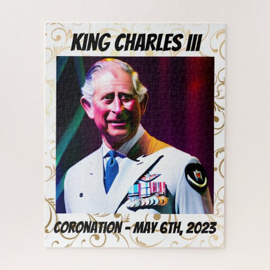 King Charles III Coronation Puzzle (Vertikal)