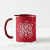 KING CHARLES III CORONATION Red Bible Verse Tasse (Links)