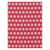 KING CHARLES III Coronation Red Souvenir Tischdecke (Vorderseite)