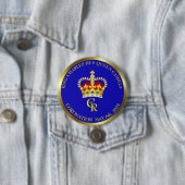 KIng Charles III Coronation Souvenir Button (Beispiel)