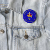 KIng Charles III Coronation Souvenir Button (Beispiel)
