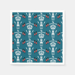 King Charles III Coronation Street Party Serviette