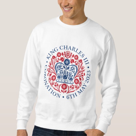 King Charles III Coronation Sweatshirt (Vorderseite)