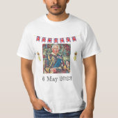King Charles III Coronation T-Shirt (Vorderseite)
