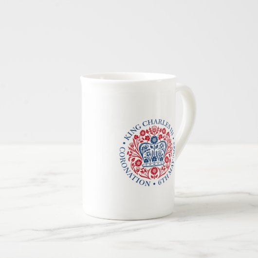 King Charles III Coronation Tasse (Vorderseite Rechts)