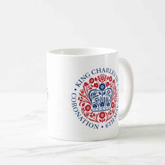 King Charles III Coronation Tasse (VorderseiteRechts)