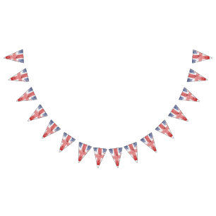 King Charles III Coronation Union Jack Bunting Wimpelkette