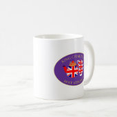 King Charles III Coronation Union Jack Tea Set Kaffeetasse (VorderseiteRechts)