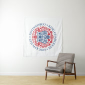 King Charles III Coronation Wandteppich (Beispiel (Horizontal))