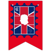 King Charles III Coronation Wimpelkette (Erste Fahne)