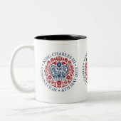 King Charles III Coronation Zweifarbige Tasse (Links)