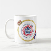 King Charles III Crown Coronation Tasse (Links)