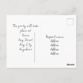 King Charles III Editable Gedenkkarte Postkarte (Rückseite)