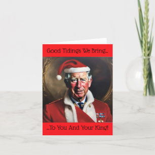 King Charles III. Feiertagskarte
