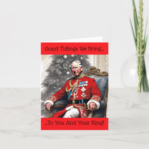 King Charles III. Feiertagskarte