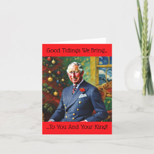 King Charles III. Feiertagskarte