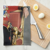 King Charles III Geschirrtuch (Viertel Falte)