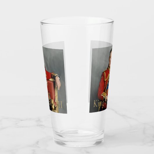 King Charles III Glas (Rechts)