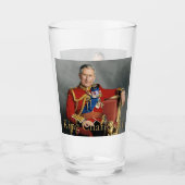 King Charles III Glas (Vorderseite)