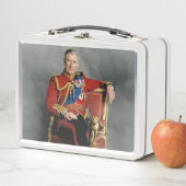 King Charles III Metall Brotdose (Beispiel)