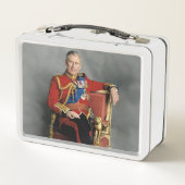 King Charles III Metall Brotdose (Rückseite)