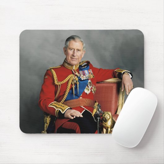 King Charles III Mousepad (Mit Mouse)
