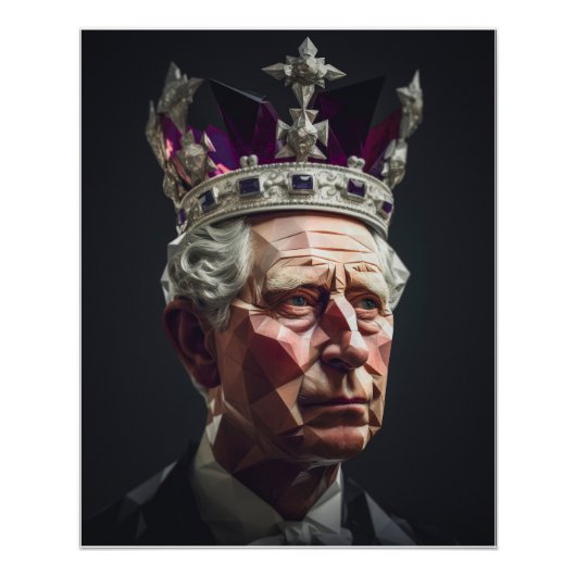 King Charles III Poster (Vorderseite)