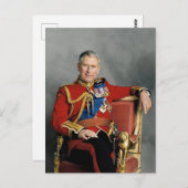 King Charles III Postkarte (Vorne/Hinten)