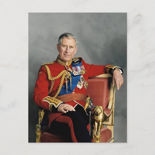 King Charles III Postkarte (Vorderseite)