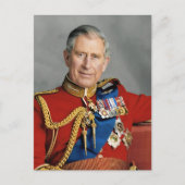 King Charles III Postkarte (Vorderseite)