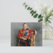 King Charles III Postkarte (Stehend Vorderseite)