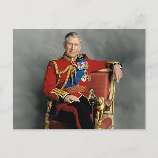 King Charles III Postkarte (Vorderseite)