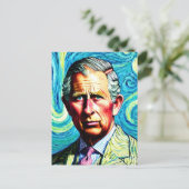 King Charles III Postkarte (Stehend Vorderseite)