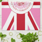 King Charles III Royal Coronation Logo Patriotic Geschirrtuch (Gefaltet)