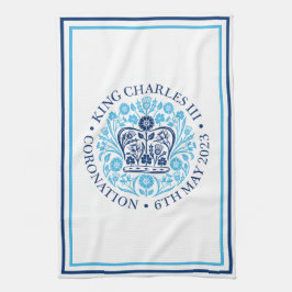 King Charles III Royal Coronation Souvenir Geschirrtuch