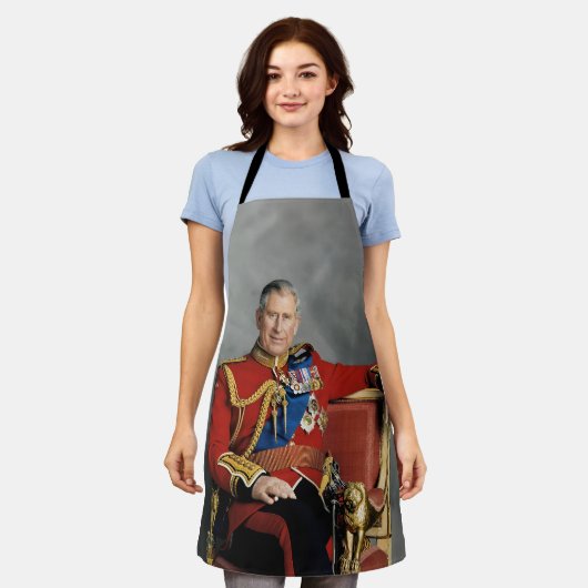 King Charles III Schürze (Getragen)