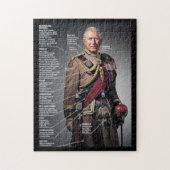 King Charles III Toronto Scottish Regiment Puzzle (Vertikal)