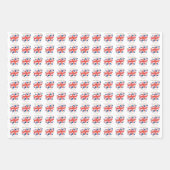 King Charles III Union Jack Flag Geschenkpapier Set (Vorderseite)