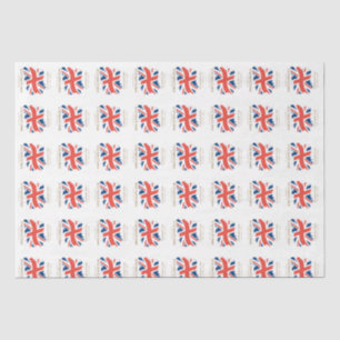 King Charles III Union Jack Flag Seidenpapier