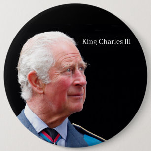 King Charles lll Abzeichen Button