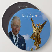 King Charles lll Button (Vorne & Hinten)