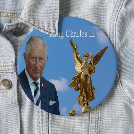 King Charles lll Button (Beispiel)